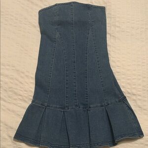 Urban Outfitters Blue Denim mini dress